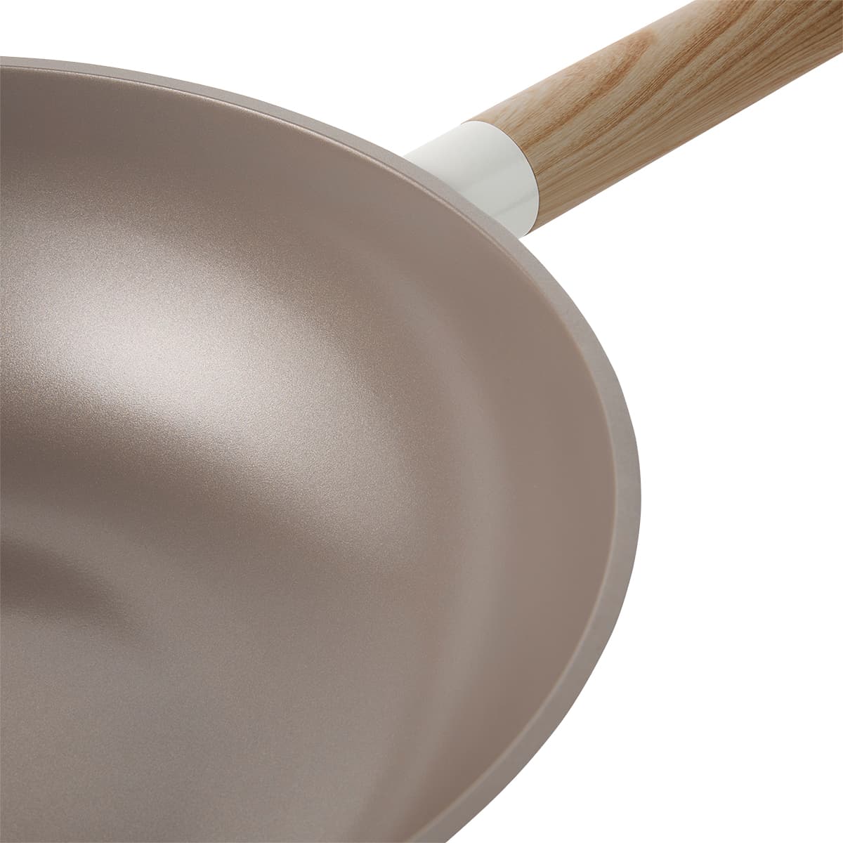 ISENVI Alice keramische wokpan met deksel 30 CM - Beige