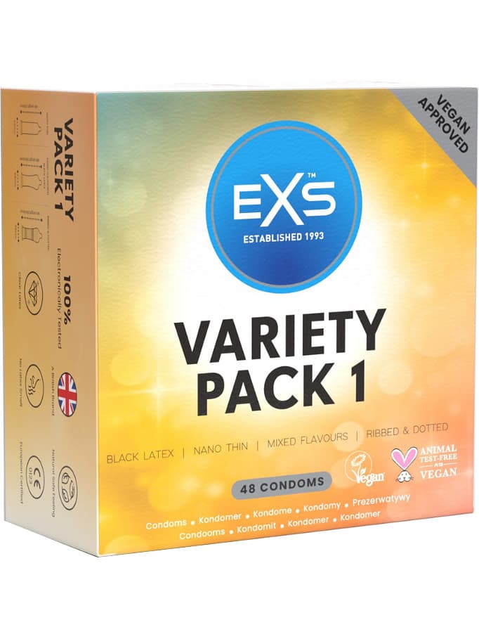 EXS : Variety Pack 1 Condoms, 48-pack