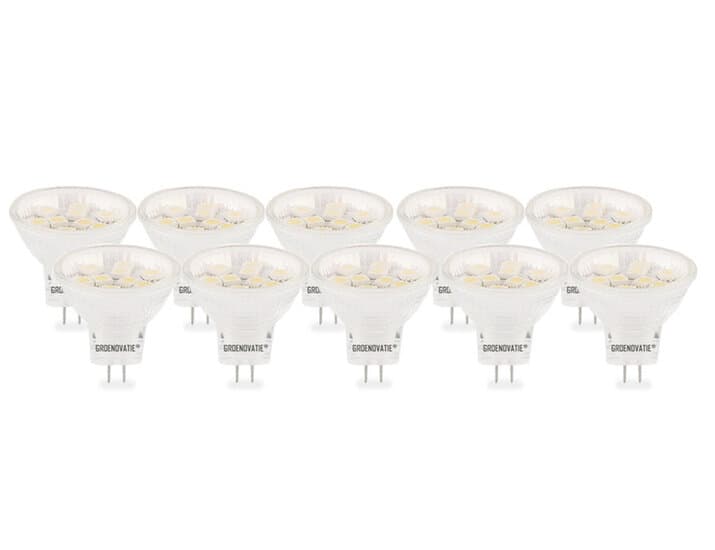 GU4 / MR11 LED Spot 2W Warm Wit 35mm 10-Pack
