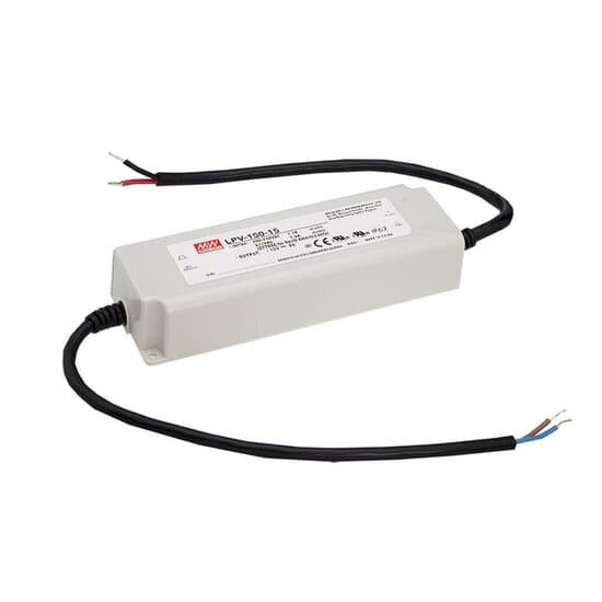 MeanWell LED Transformator 24V, Max. 150 Watt, Waterdicht IP67