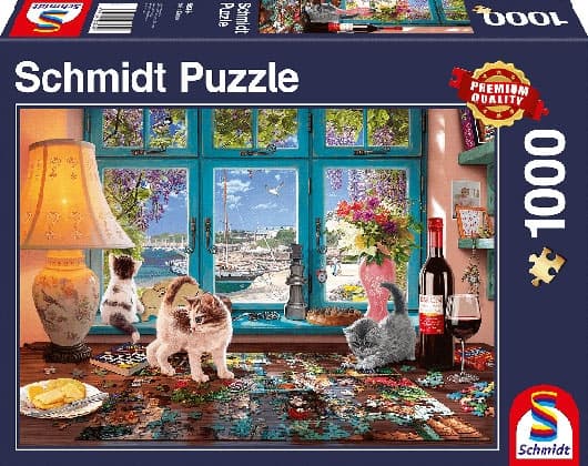 Bureau van een puzzelaar (1000) - Schmidt  Legpuzzel