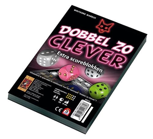 Dobbel zo Clever Scoreblok - 2 stuks - 999 Games