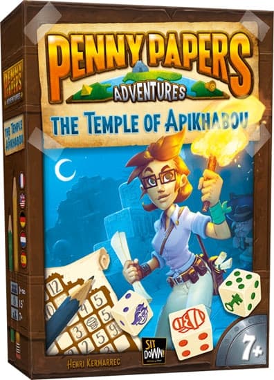 Penny Papers Adventures: The Temple of Apikhabou - Sit Down Dobbelspel