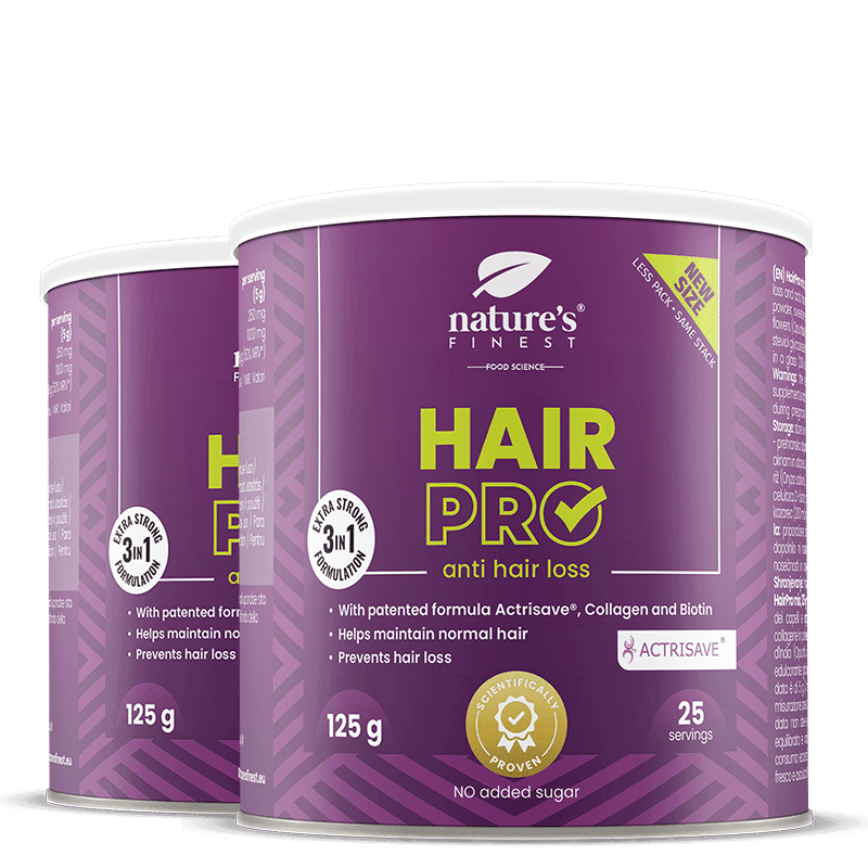 Nature's Finest Hair Pro | geavanceerde ondersteuning haarsterkte + -dikte | Actrisave, collageen + biotine voor voller, gezonder haar