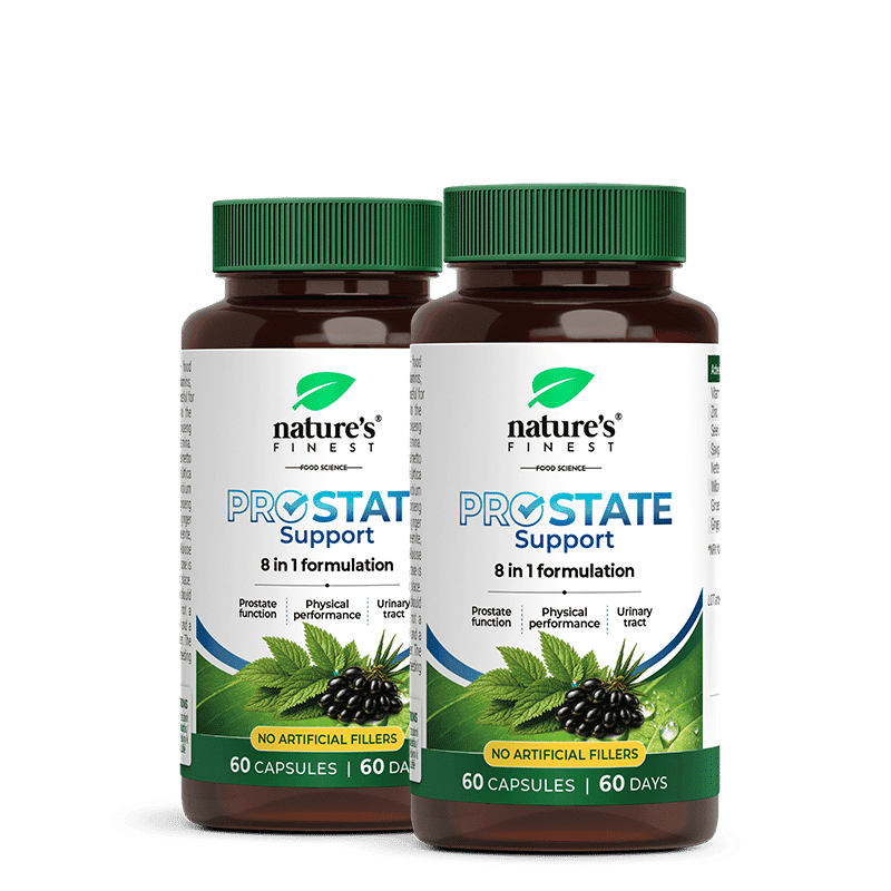 Nature's Finest PROSTATE Support Pack | ondersteuning van prostaat, urinewegen en mannelijke vitaliteit | dagelijkse 8-in-1 formule