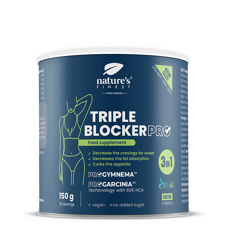Nature's Finest Triple Blocker PRO | geavanceerde carb blocker + craving-control formule | ID-alG, ProGymnema + ProGarcinia voor vet + eetlust