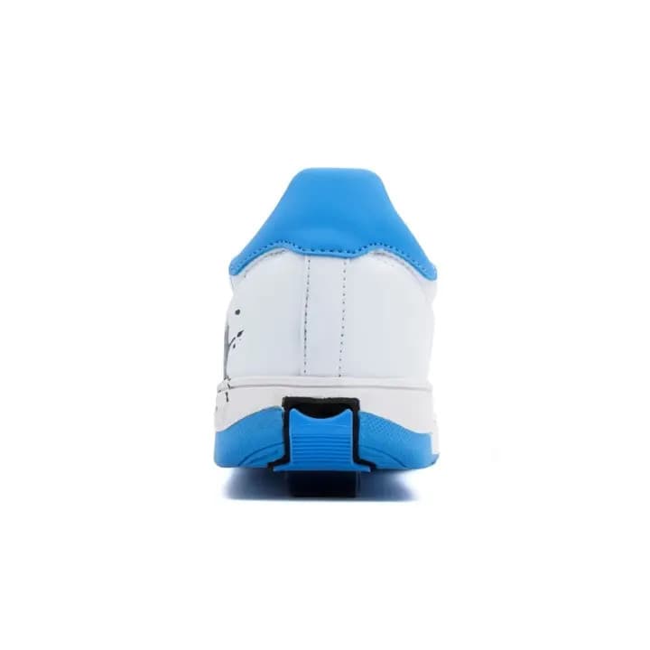 BREEZY ROLLERS Splash Wheel Shoe White / Light Blue