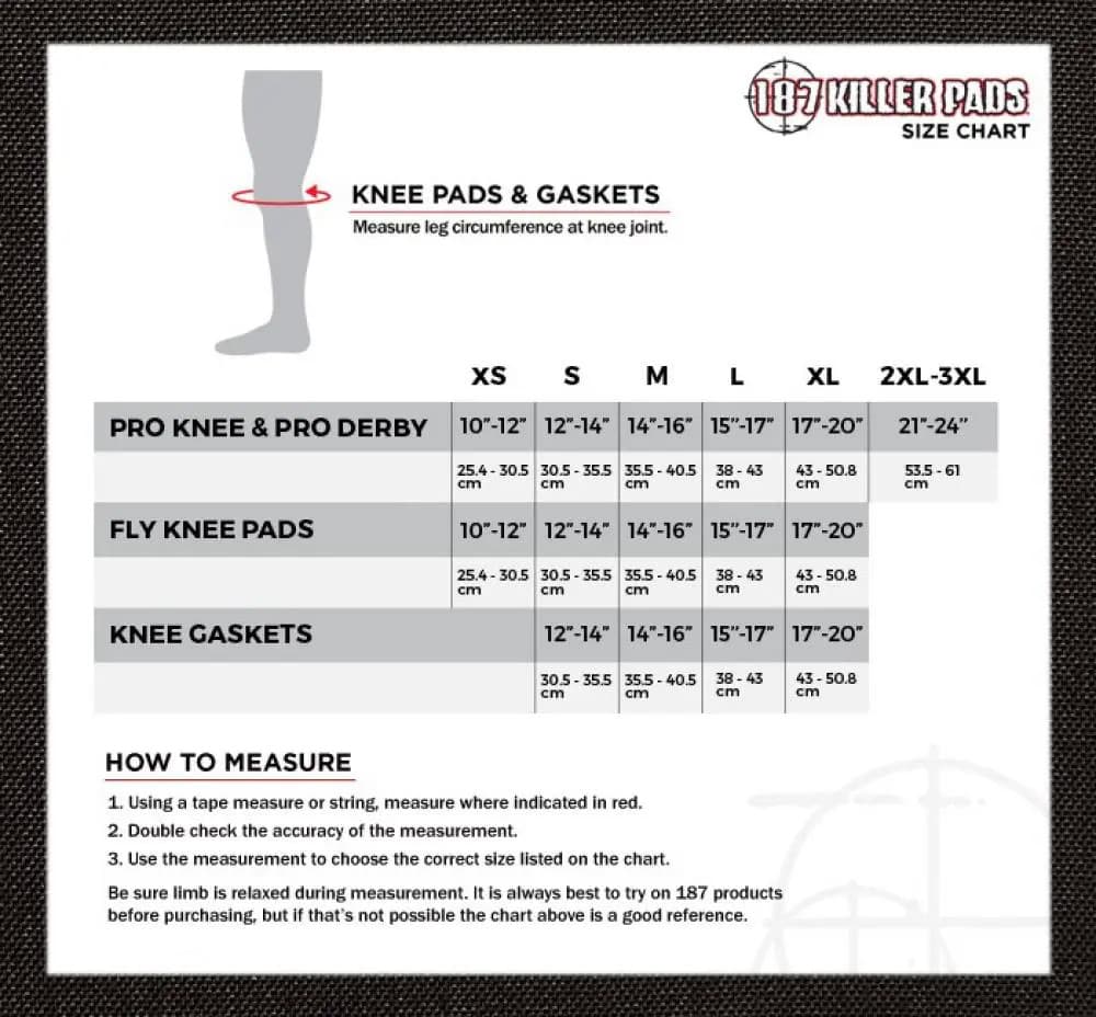 187 KILLER PADS Genouillère Undersleeve Noire [x3]