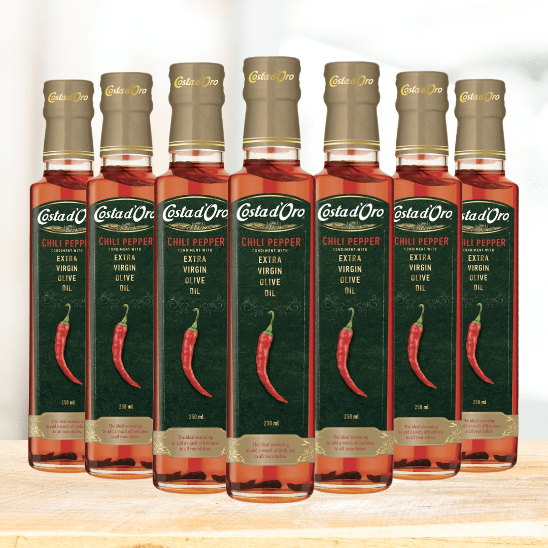 Chili Olivenöl 12er Vorteilspaket
