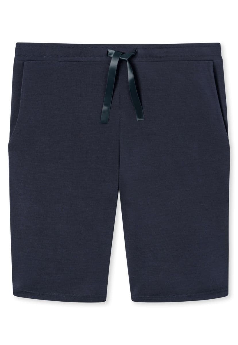 Schiesser Dames Bermuda Mix en relax 175479 800 blau Pyjama / Nachthemd -  blau - Maat 40