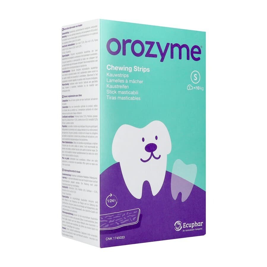 Orozyme Canine S Lamelle Enzym.chien <10kg 224g