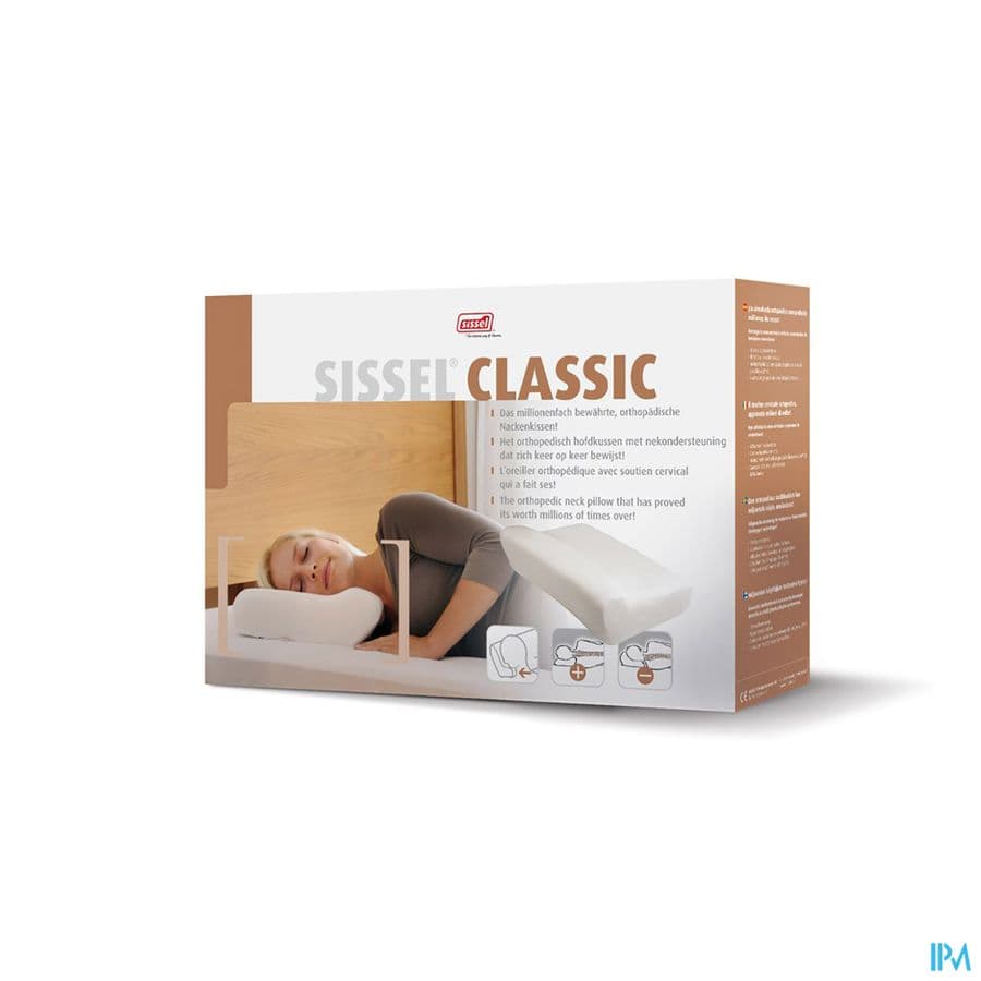 Sissel Classic Oreiller Orthoped.stand+taie Coton