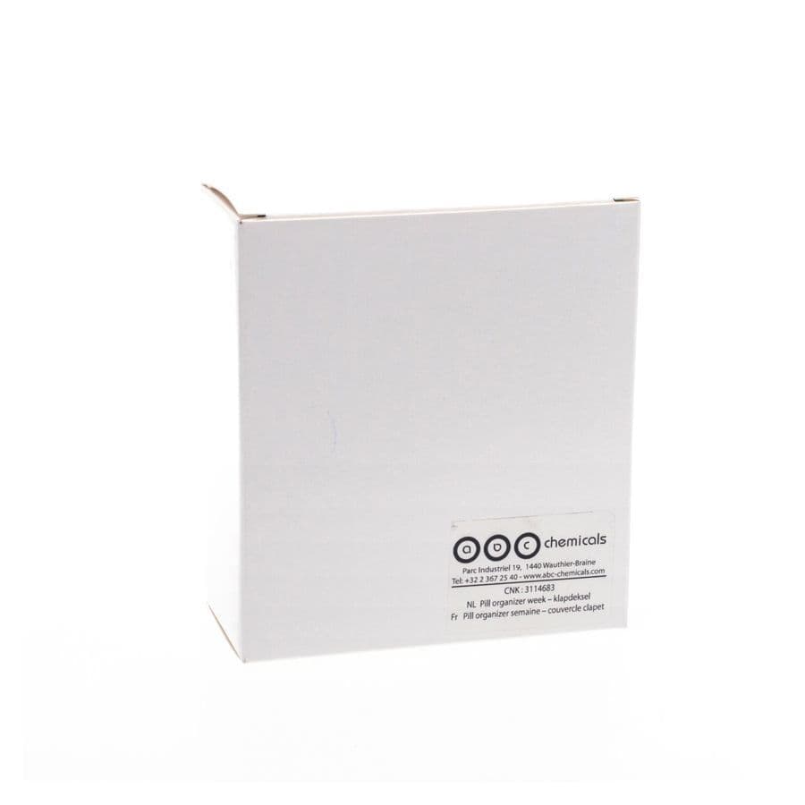 Pill Organizer Semaine Couvercle Clapet