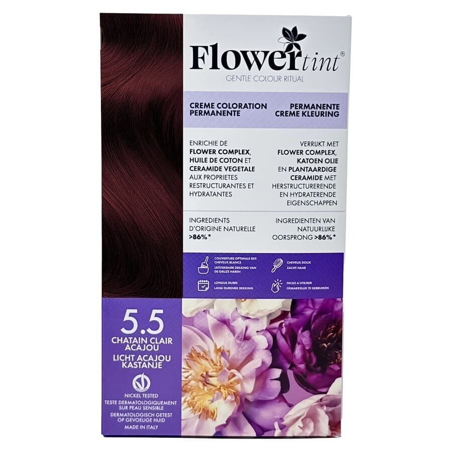 Flowertint Chatain Clair Acajou 5.5 140ml