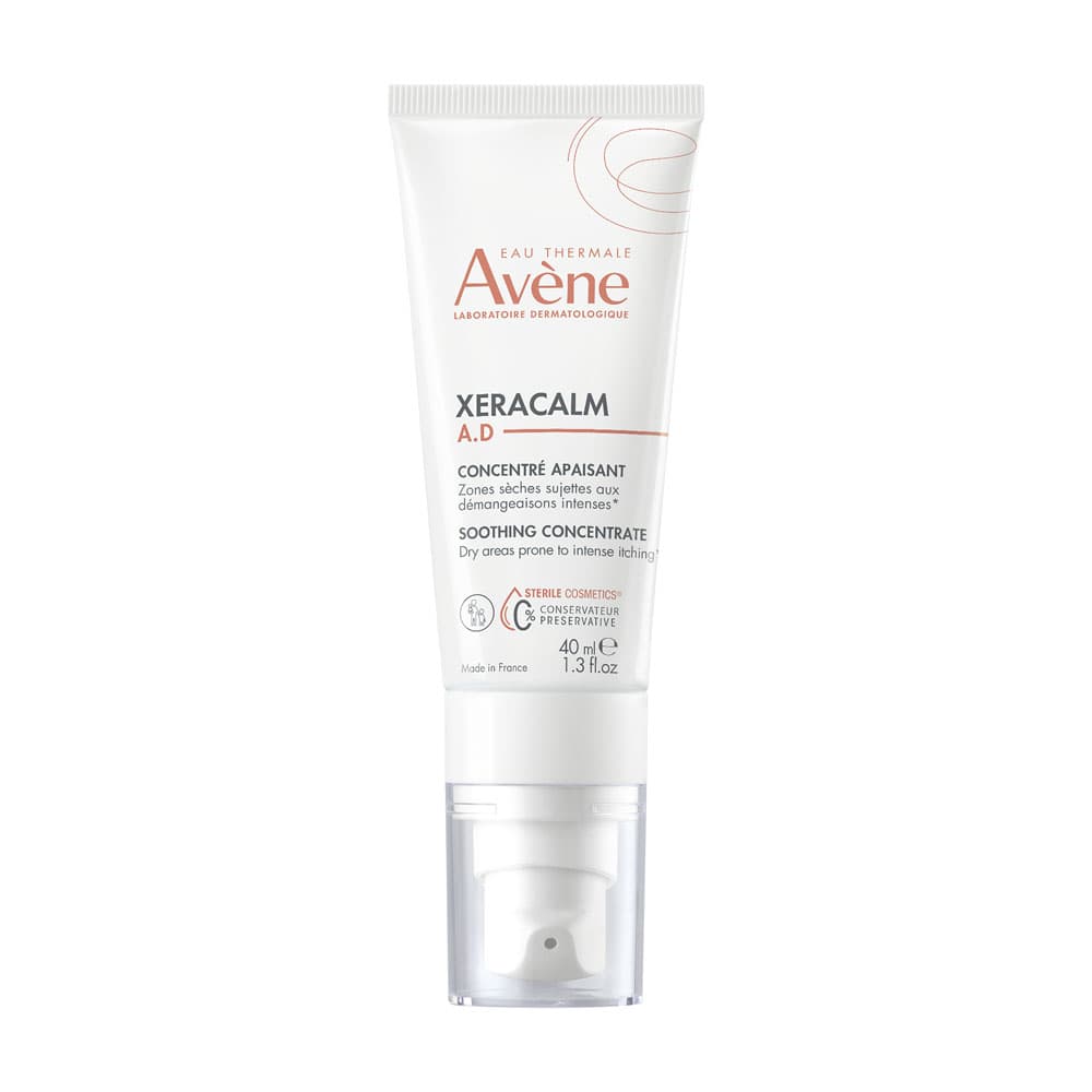 Avène XeraCalm A.D Concentré Apaisant, Zones Sèches Sujette À L'eczéma Atopique, Démangeaisons Intenses 40ml
