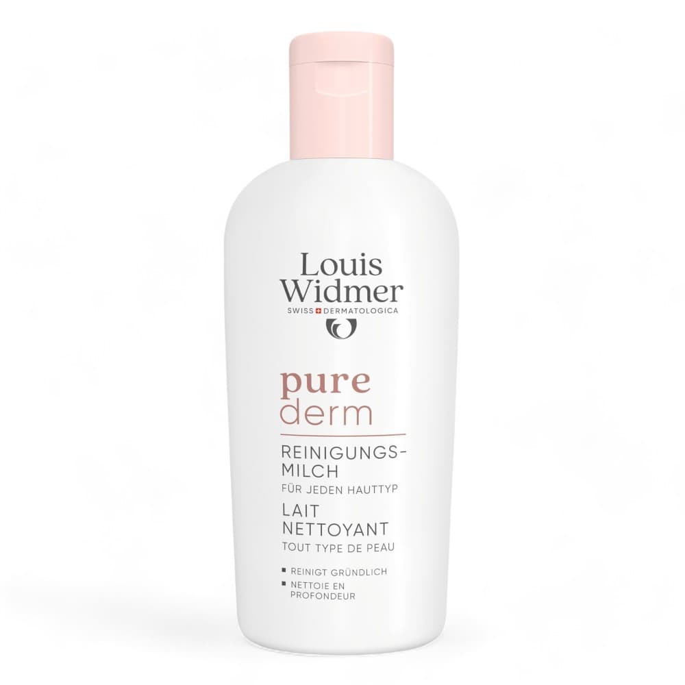 Louis Widmer Purederm Lait Nettoyant Sans Parfum 200ml