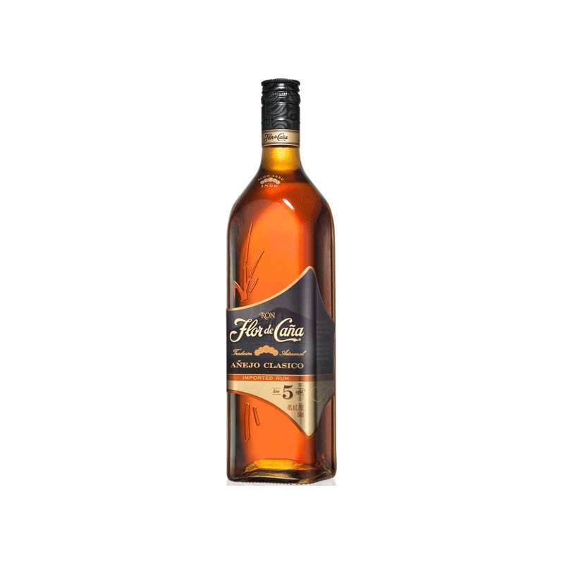 Flor de Caña 5 años Añejo Clásico