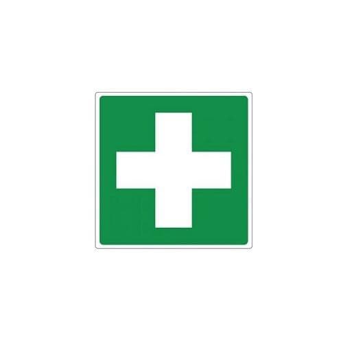 Pictogram sticker EHBO, 10x10 cm