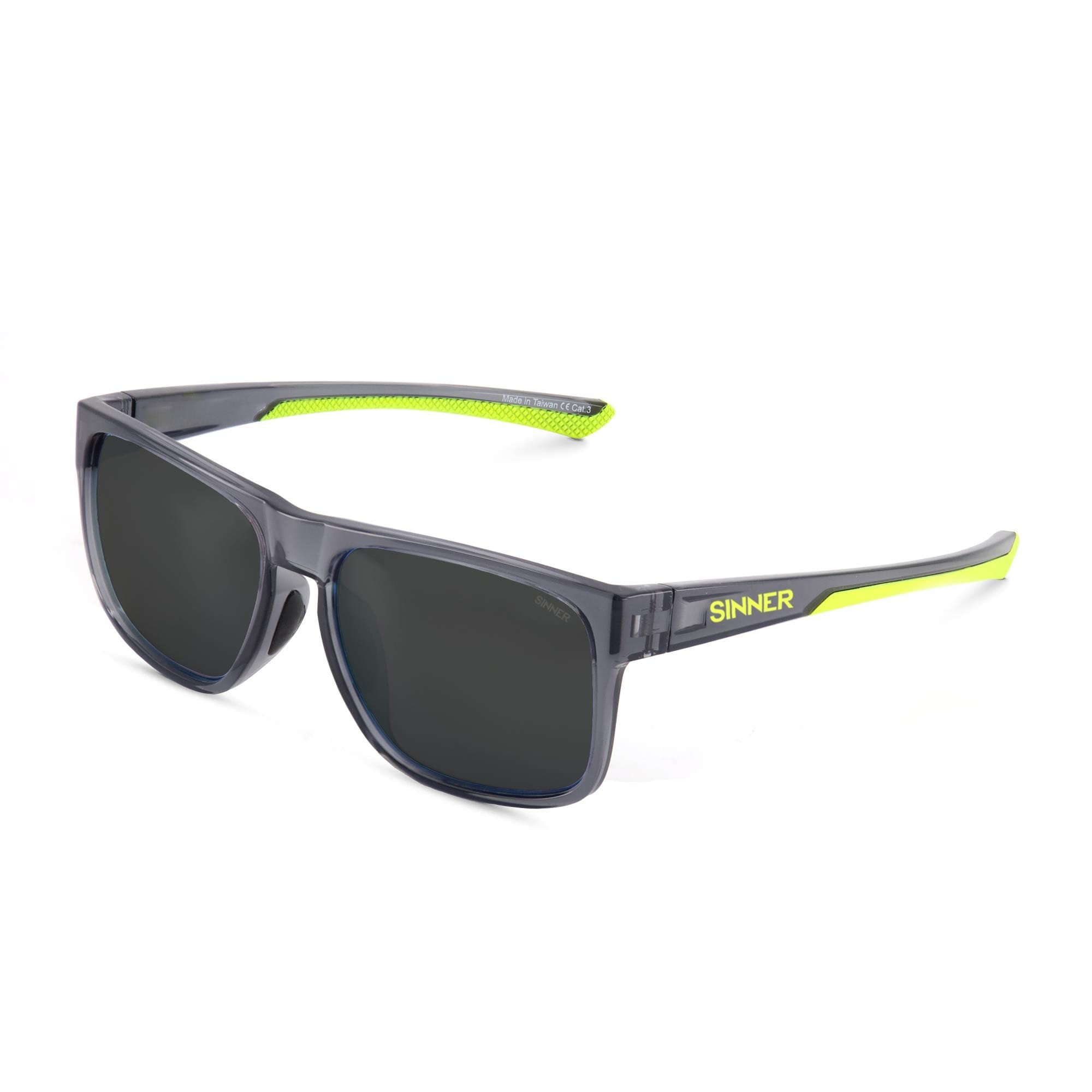 Spike Zonnebril - Grijs / Geel - Grijze Sintec® Lens