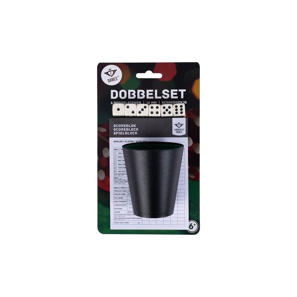 Dobbel Set met Score Blok – Dobbelset – Engelhart