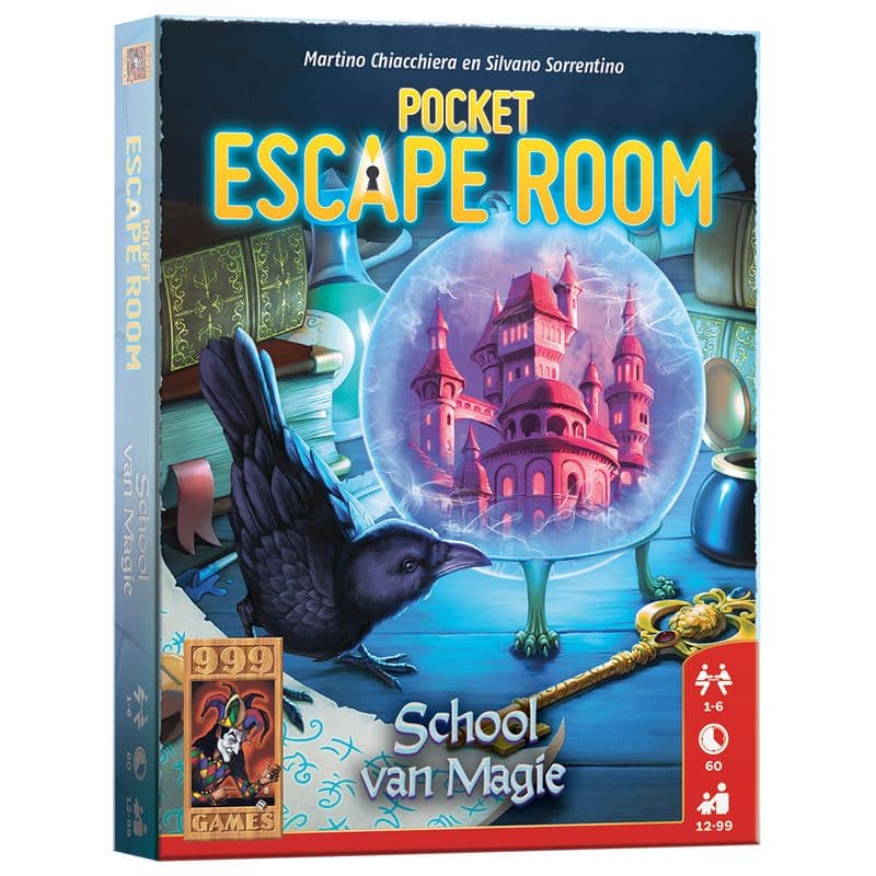 Pocket Escape Room: School van Magie – Escape room kaartspel – 999 Games