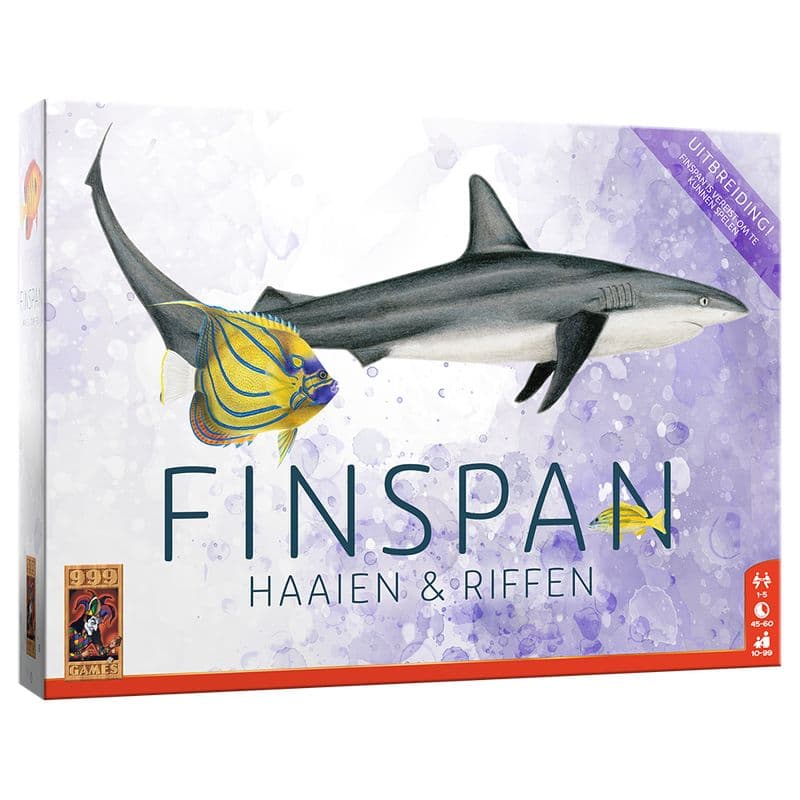 Finspan: Haaien en Riffen – Bordspeluitbreiding – 999 Games