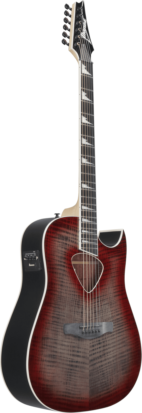 Ibanez ALT50FA Guitare électroacoustique, Red Doom Burst High Gloss