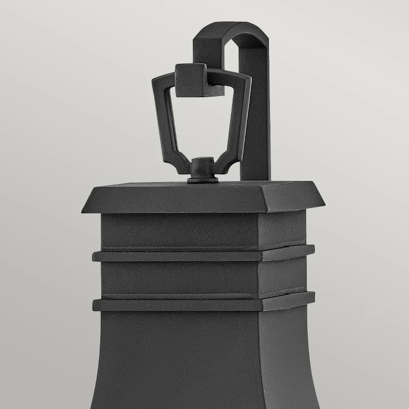 Hinkley LED Wand Buitenlamp Beacon Hill | 2X E14 Max 40W | IP44 | Dimbaar | Museum Black