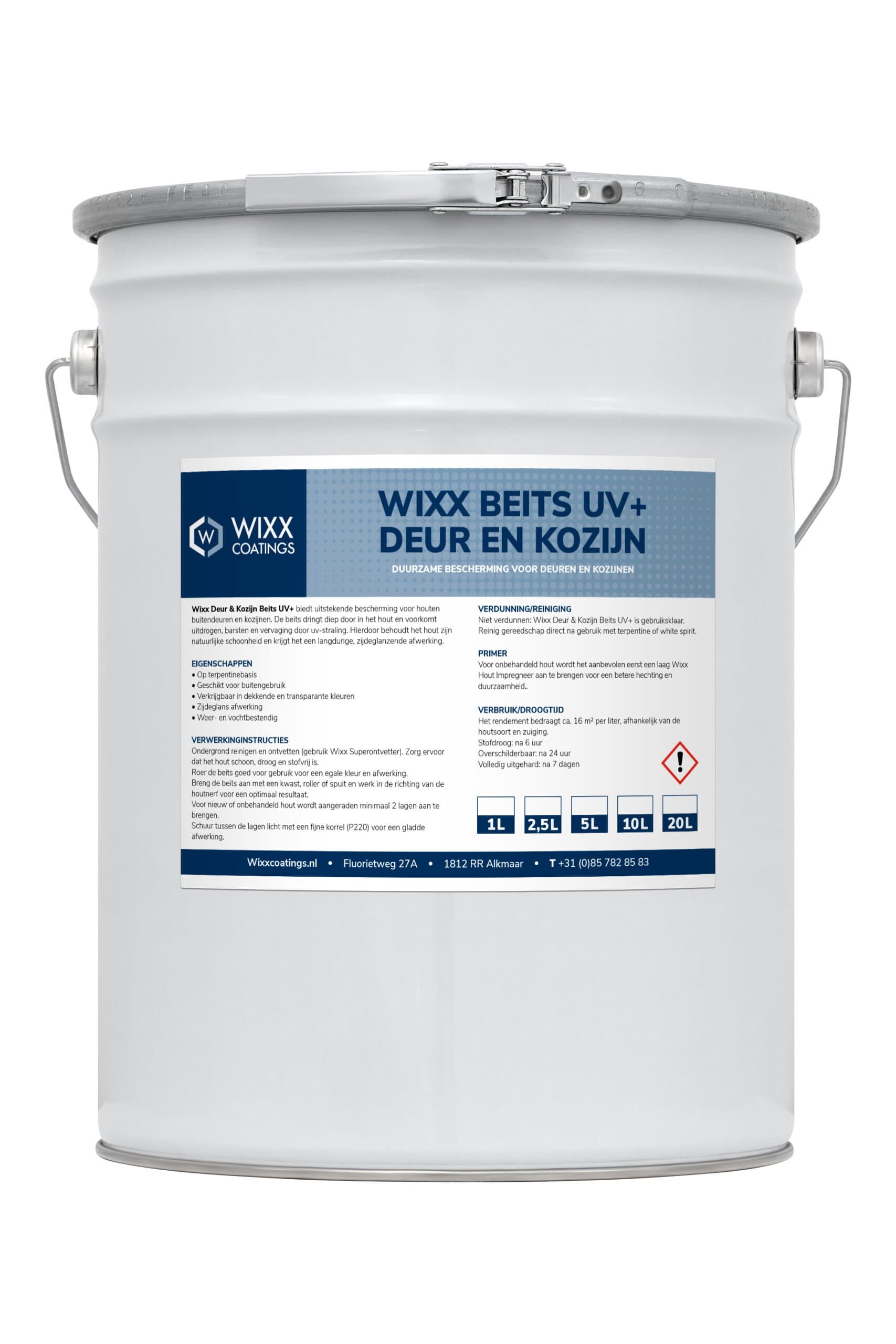 Wixx Lasure Portes et Cadres UV+ - Acajou - 2,5L