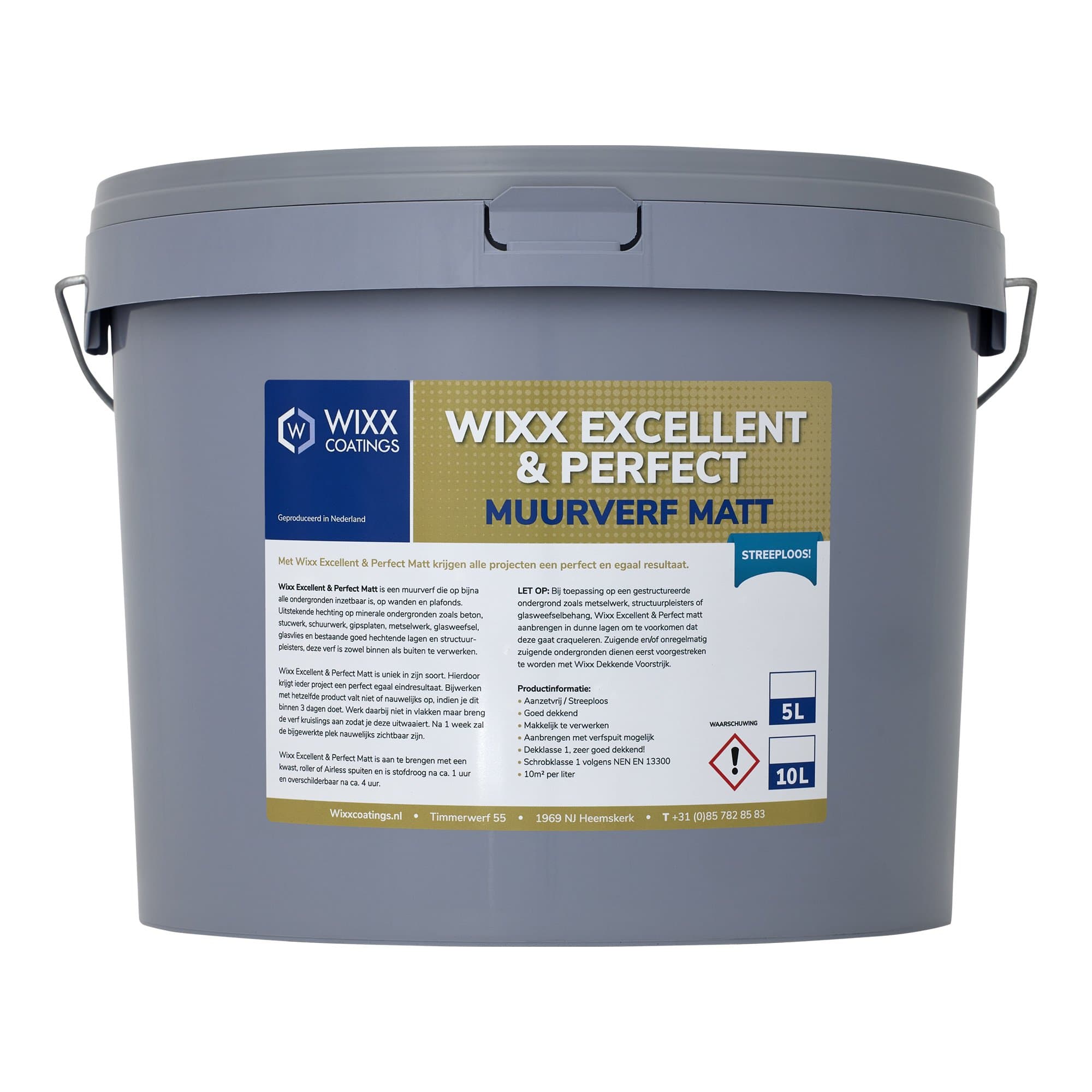 Wixx Excellent und Perfect Wandfarbe Matt - Matt - 5L