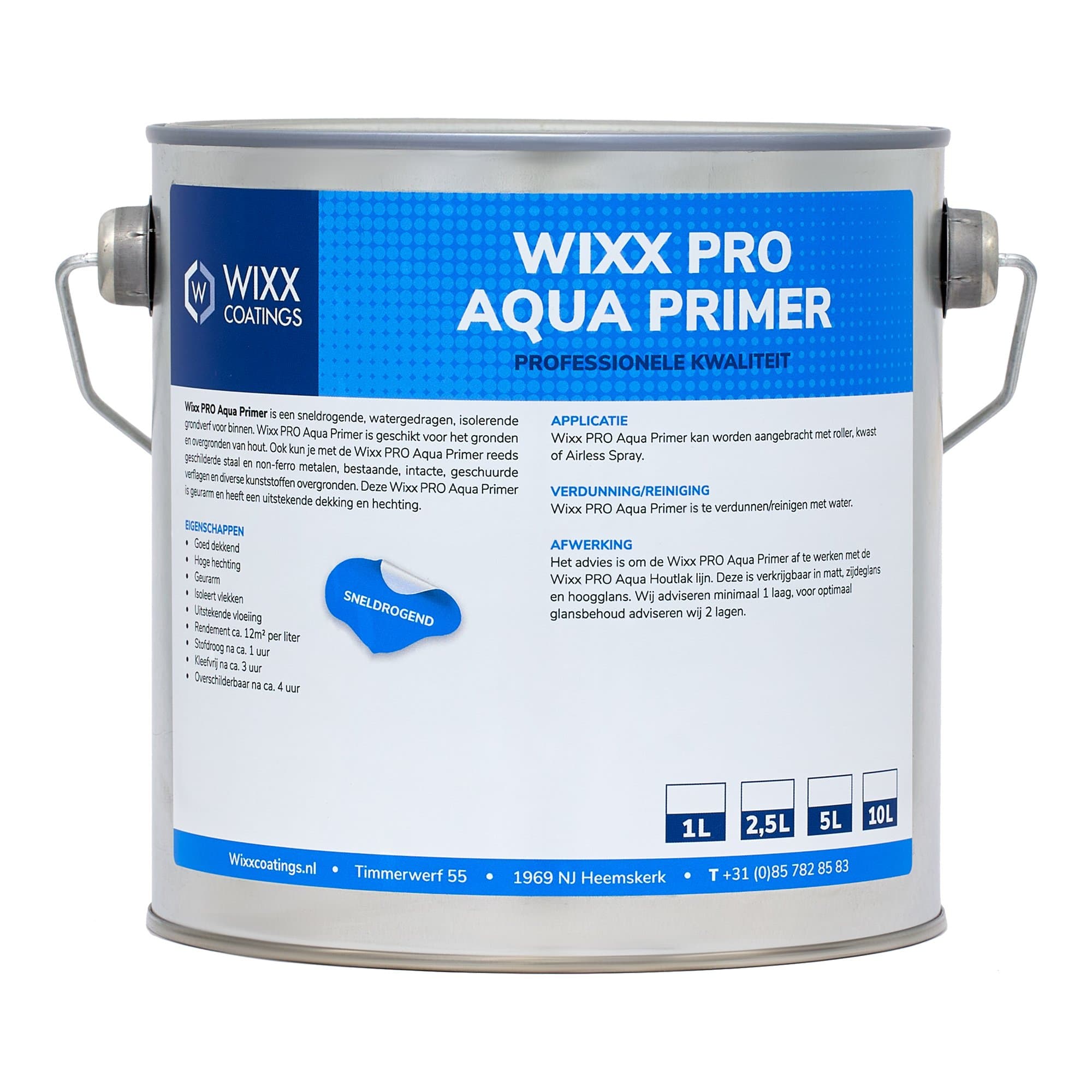 Wixx PRO Aqua Primaire - RAL 9001 | Blanc crème - 20L