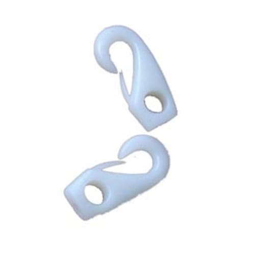 Nylon musketonhaakje, 6 mm