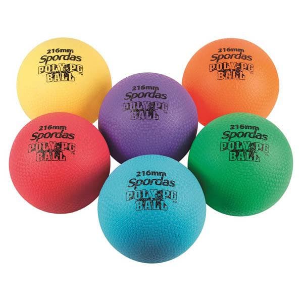 Spordas poly-pg bal Ø 21,6 cm | set 6 stuks