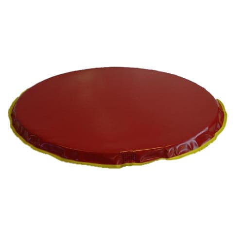 Zwemvlot met pvc-doek, rond, Ø 100x6 cm, licht blauw
