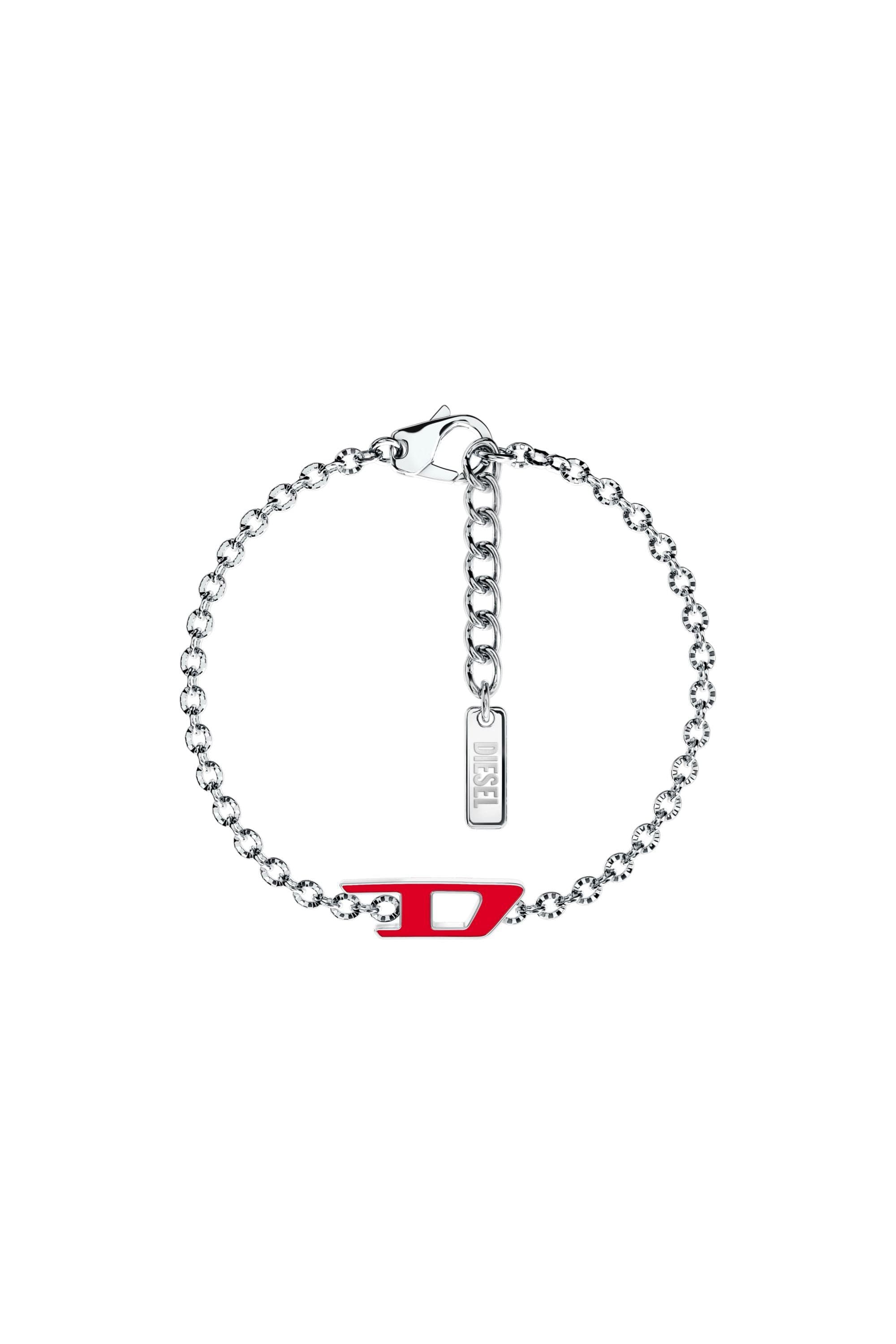 Diesel - Stainless steel chain bracelet - Bracelets - Unisex - Silver