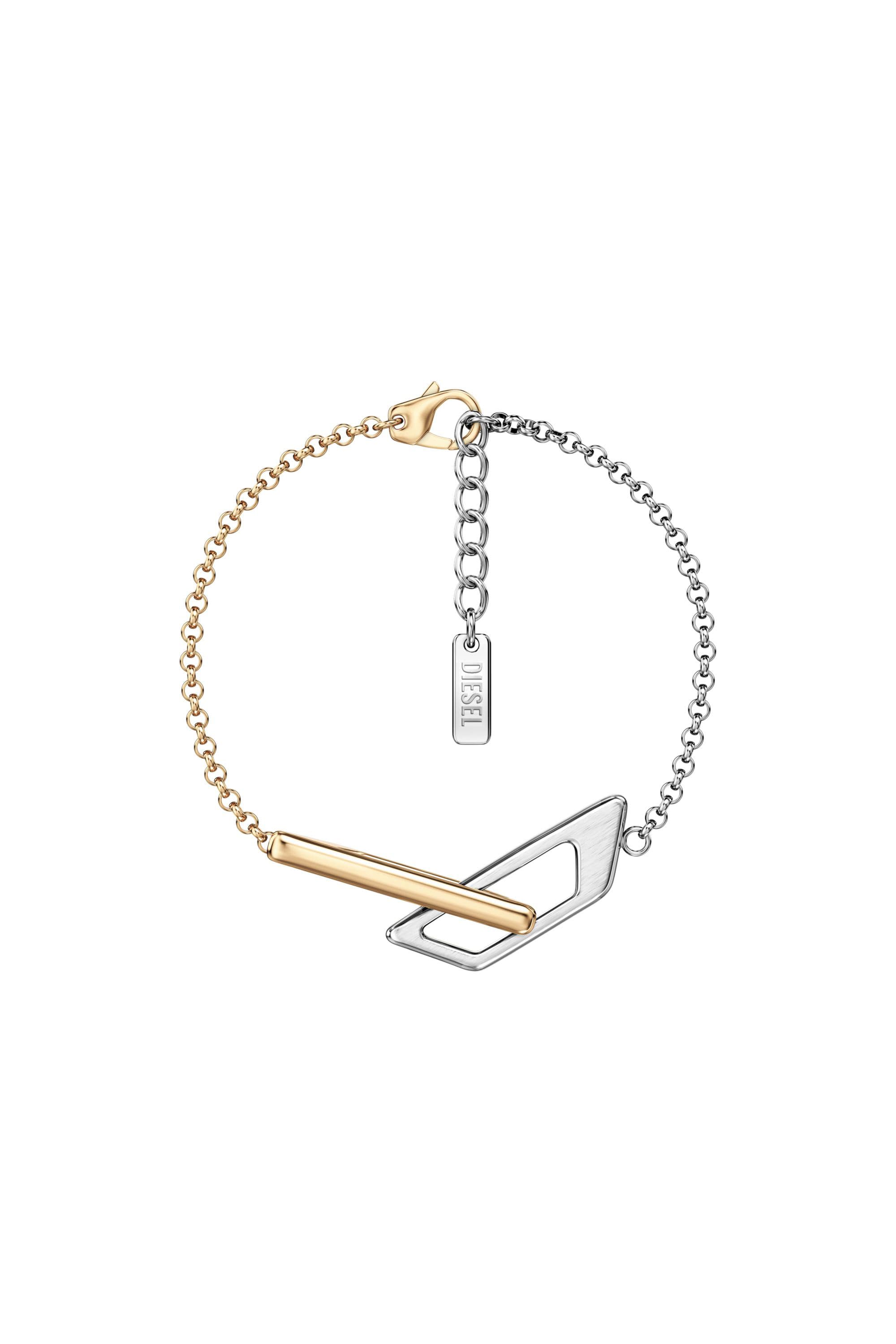 Diesel - Stainless steel chain bracelet - Bracelets - Unisex - Silver