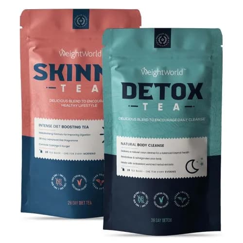 WeightWorld Theebundel - 28 dagen detox thee en skinny thee