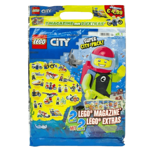 LEGO City Blue Ocean XL Mystery Magazine & Speelgoed Verrassingspakket
