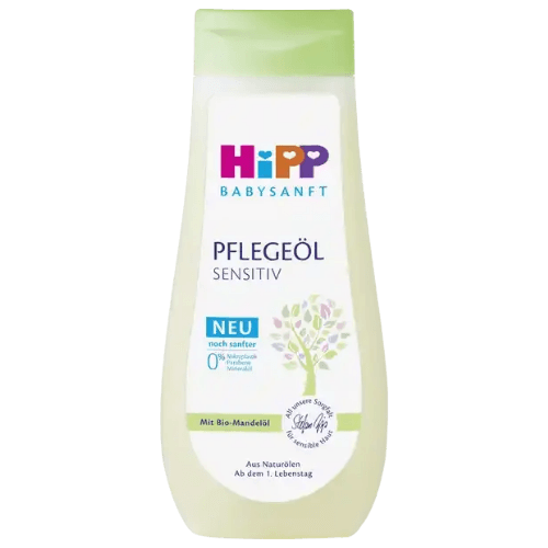 HiPP Babysanft Sensitive Babyverzorgingsolie Met Biologische Amandelolie - 200 ml