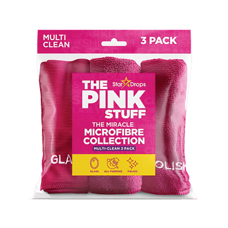 Stardrops The Pink Stuff Multi Clean 3-Pack Microvezeldoekjes