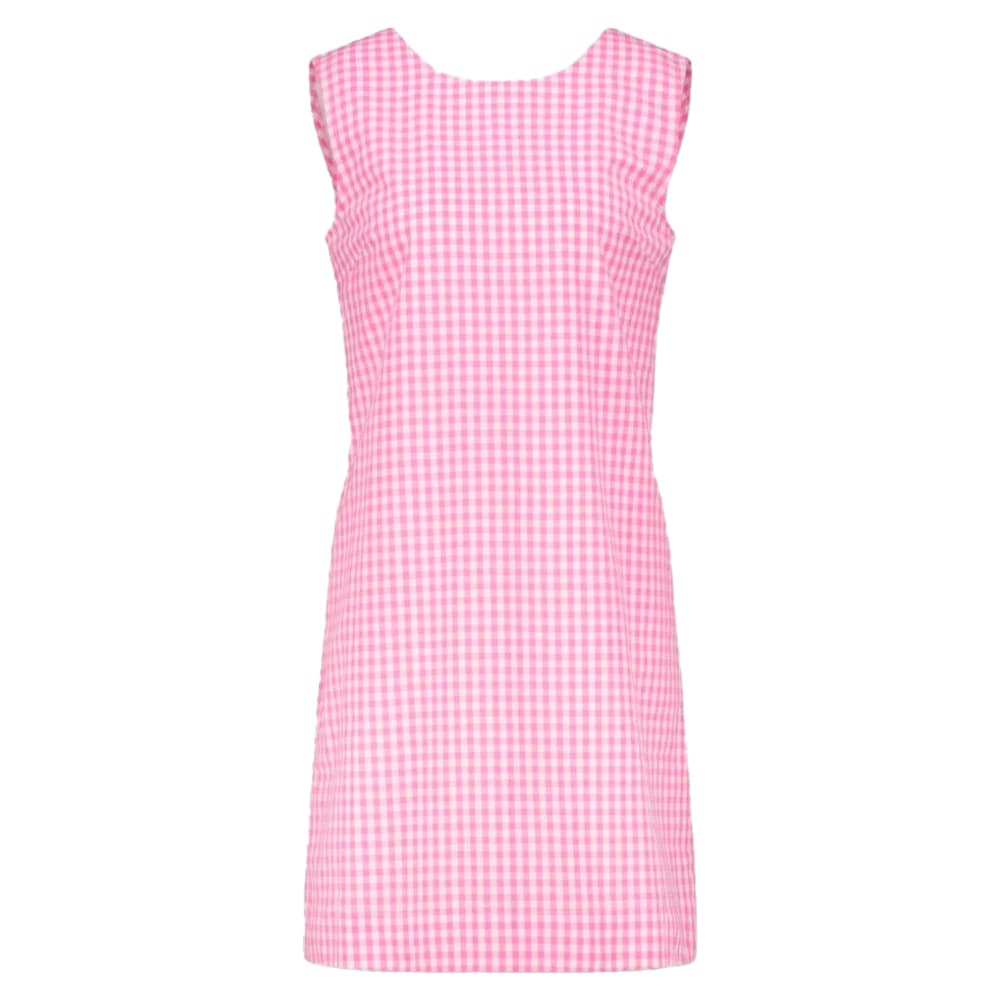 Princess goes Hollywood • roze geblokte jurk • 36