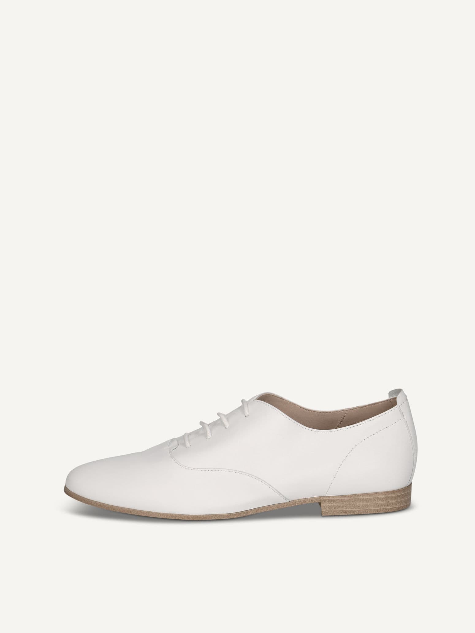 CAPRICE Low shoes, white, made of Leather, Size 38