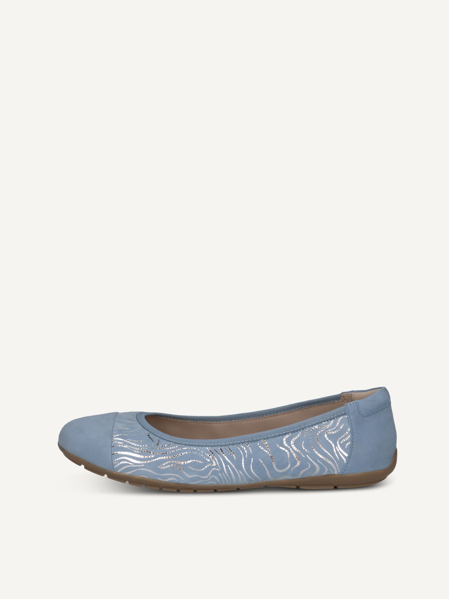 CAPRICE Ballerina, blue, made of Leather, Size 38