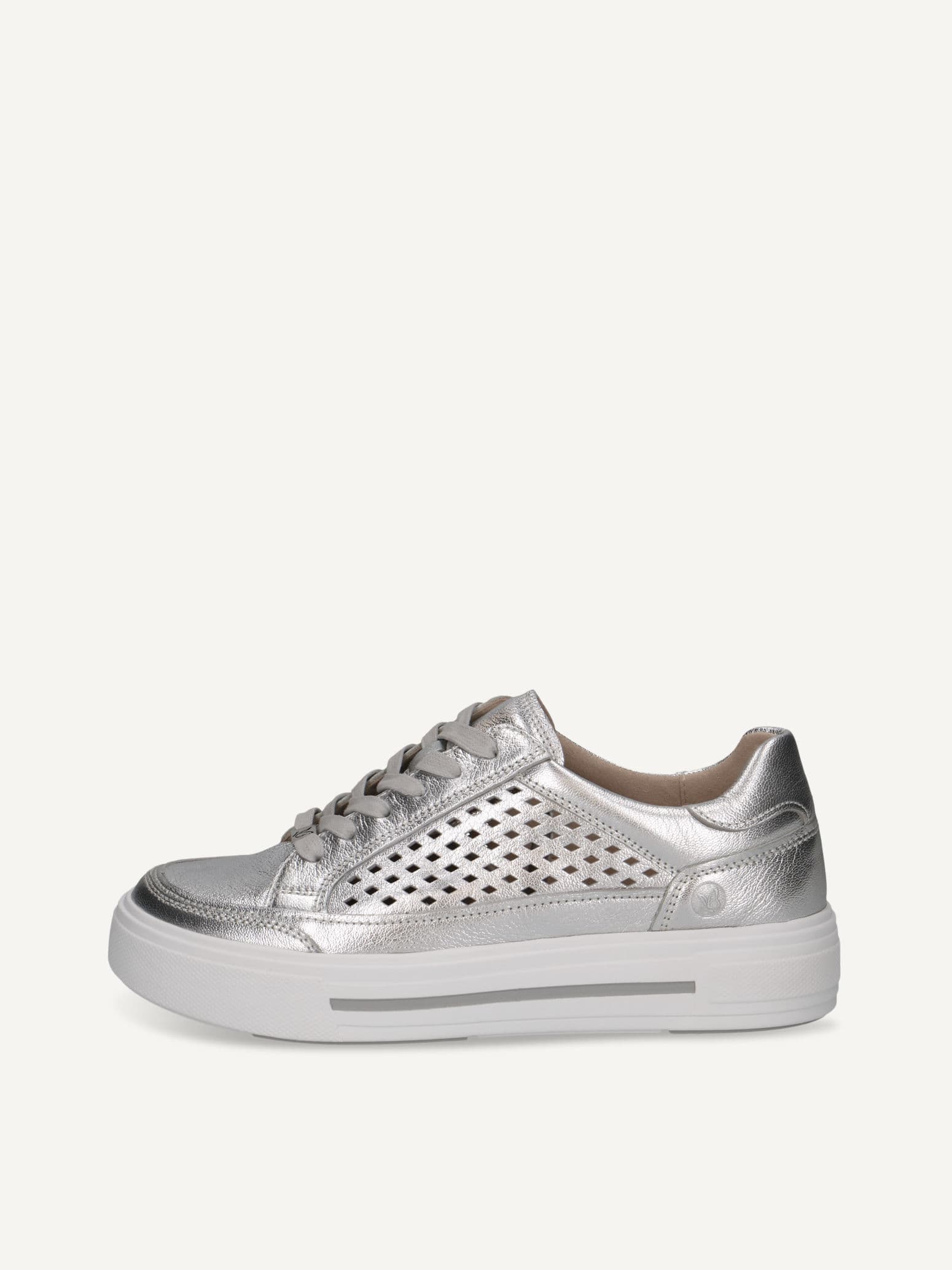 CAPRICE Sneaker, metallic, made of Leather, Size 38.5