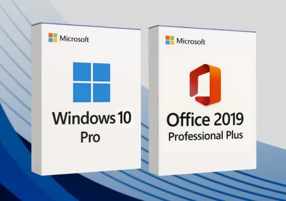 Microsoft Windows 10 Pro & Microsoft Office Professional Plus 2019 Bundle Key - GLOBAL