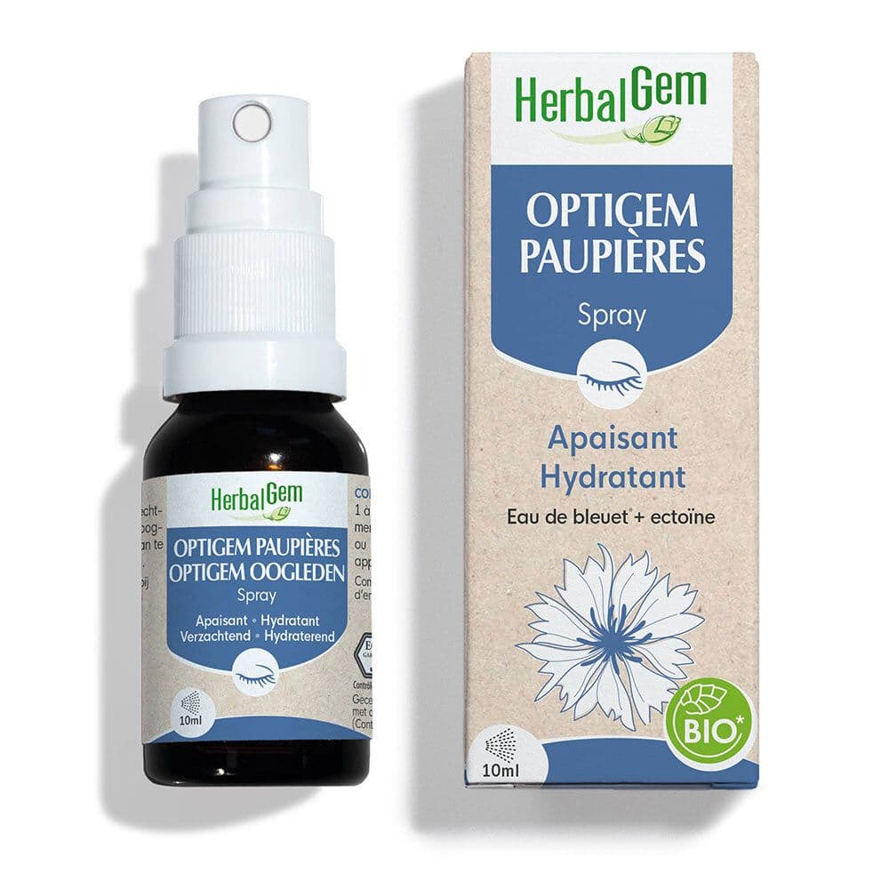 HerbalGem Optigem Oogleden Spray | Korenbloem 10