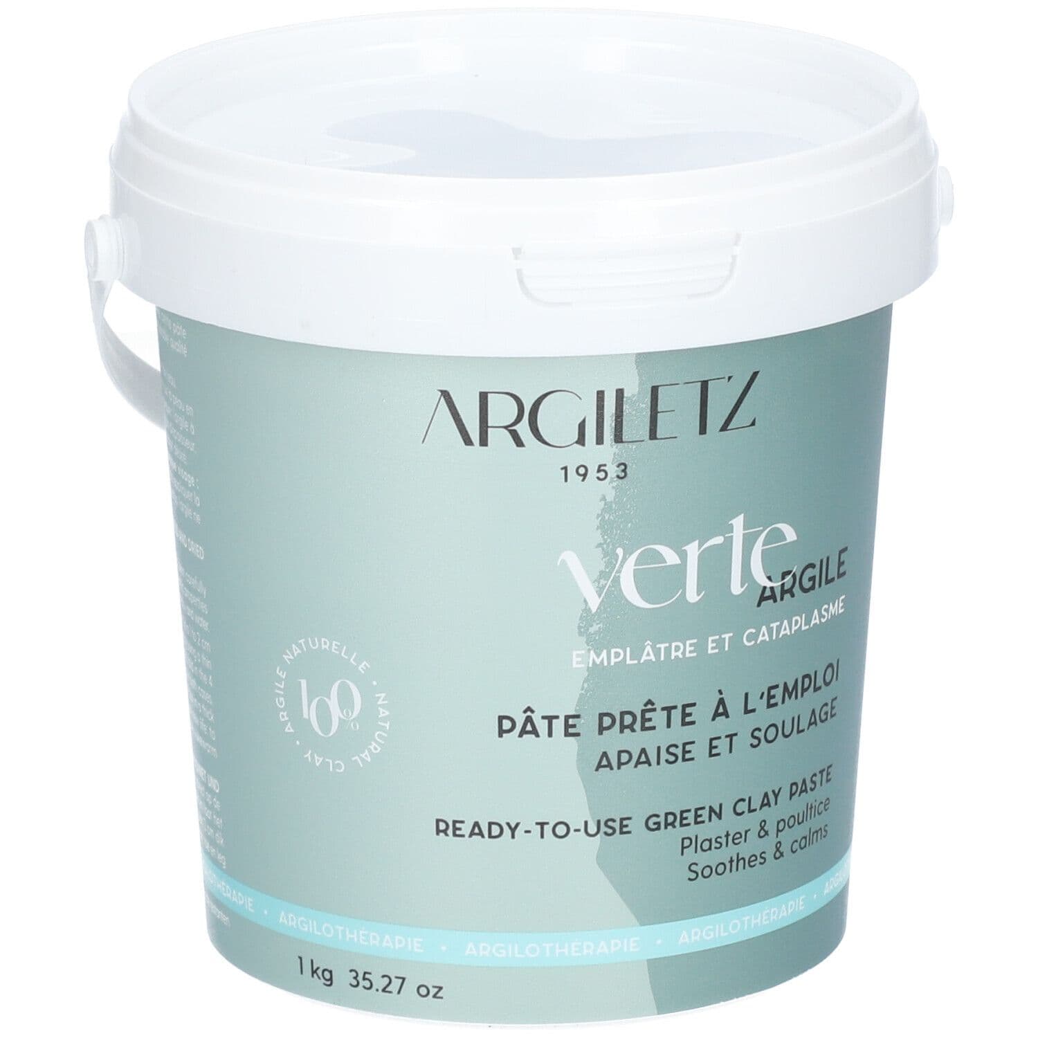 Argiletz Groene Klei Pasta Vette Huid 1 kg Pasta