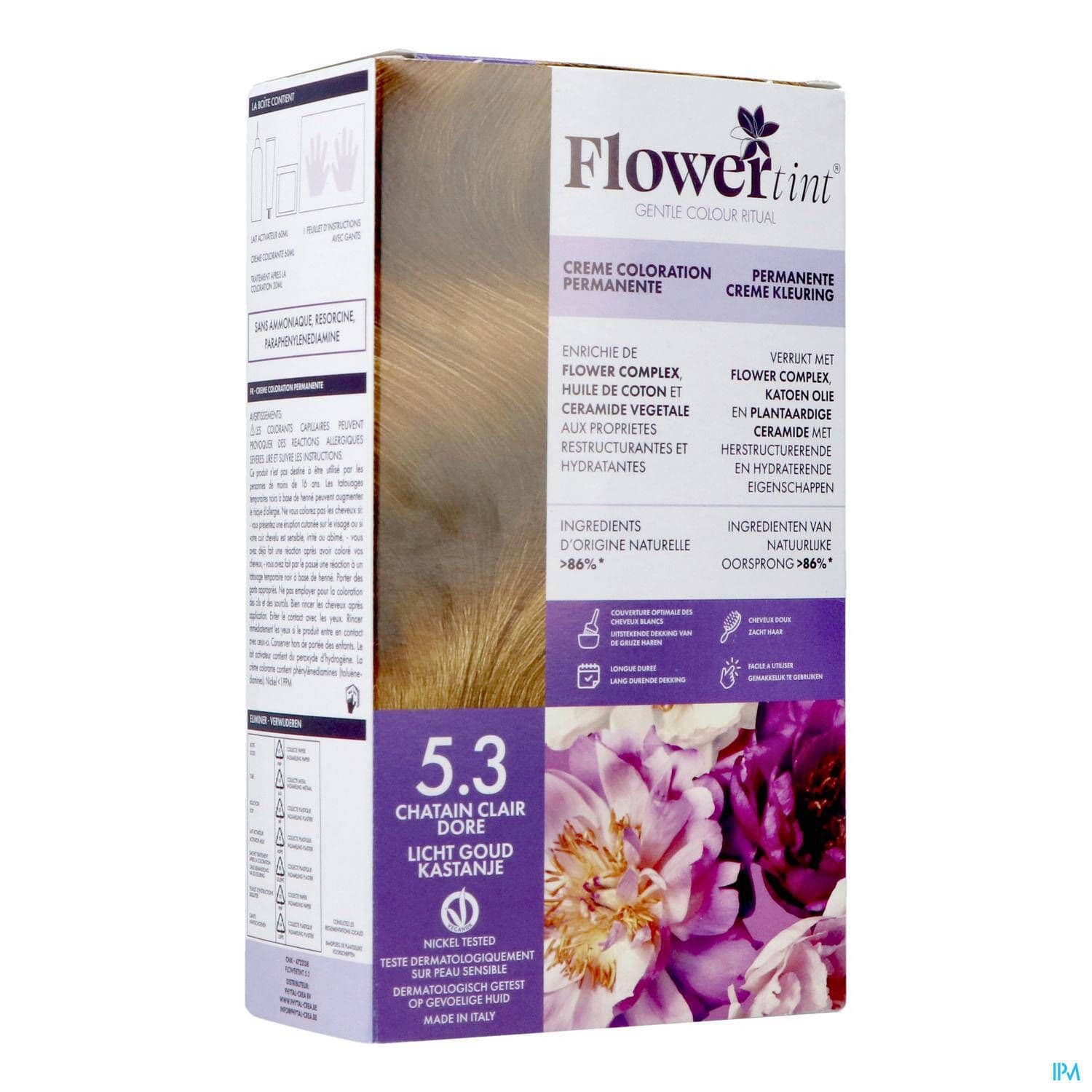 FlowerTint® 5.3 Licht Goud Kastanje 140 ml Tinctuur