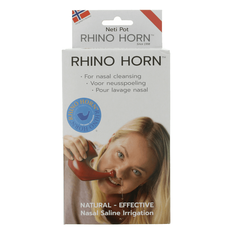 Rhino Horn Neusspoeler rood 1 Stuks