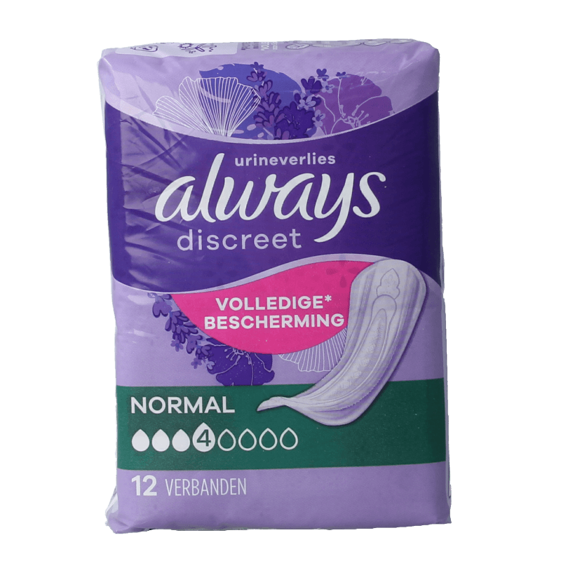 Always Discreet verband normaal 12 Stuks